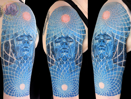 Tattoos - Alex Grey Inspired Half Sleeve - 62648